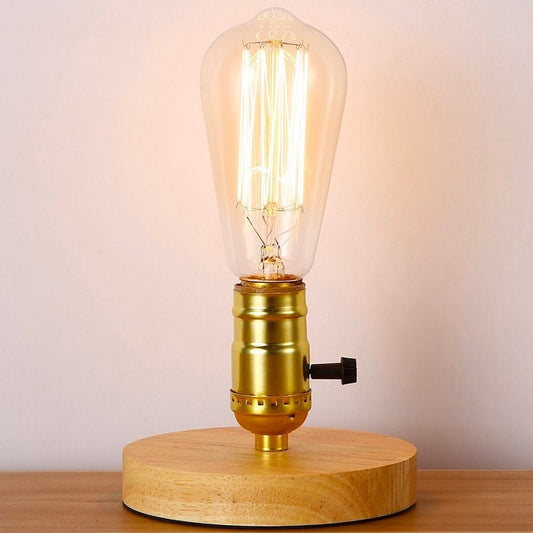 Lampe de chevet en Bois Edison