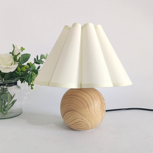 Lampe de chevet en Bois Vintage