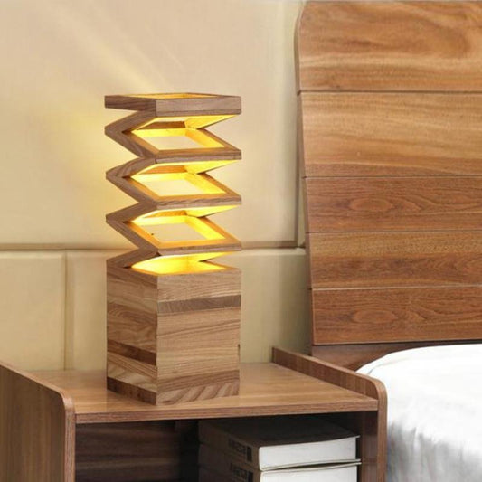 Lampe de chevet en bois "Wooden"