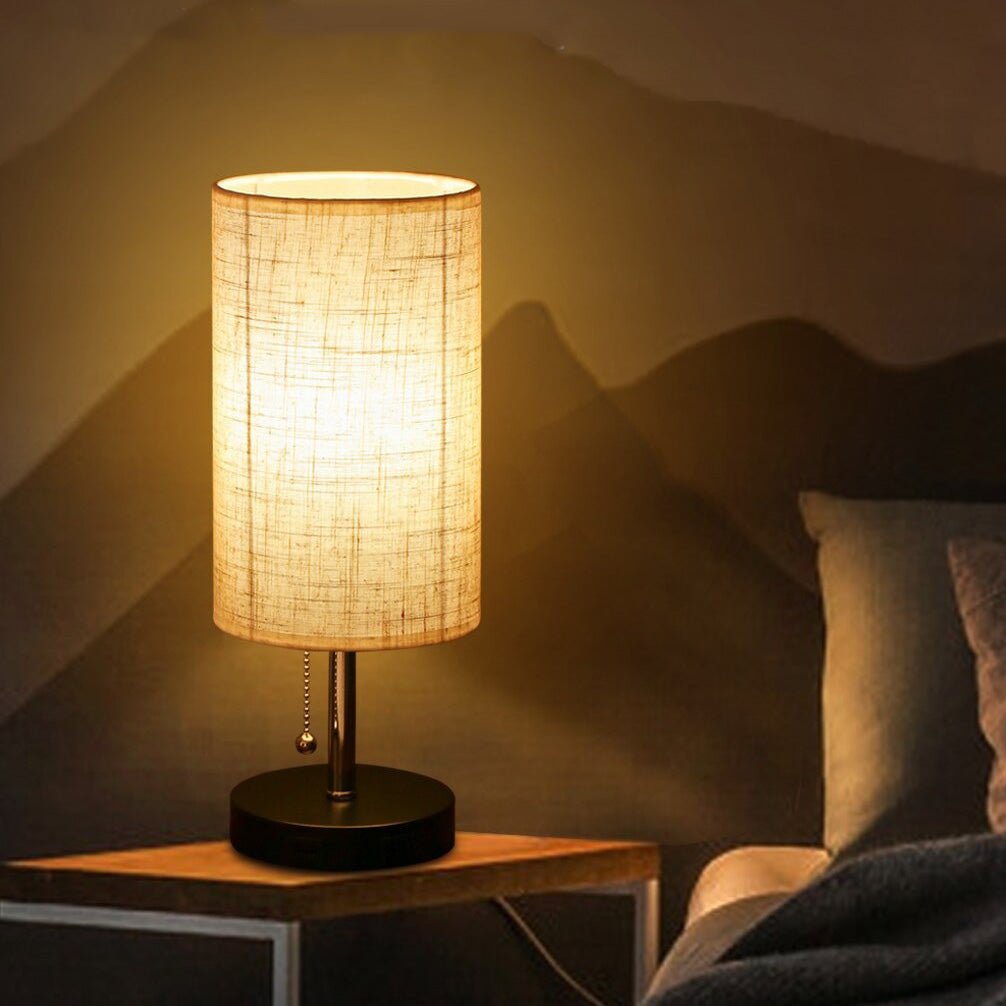 Lampe de chevet avec Chargeur Style Scandinave