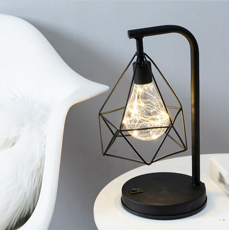 Lampe de chevet Industrielle Sans fil - Style moderne