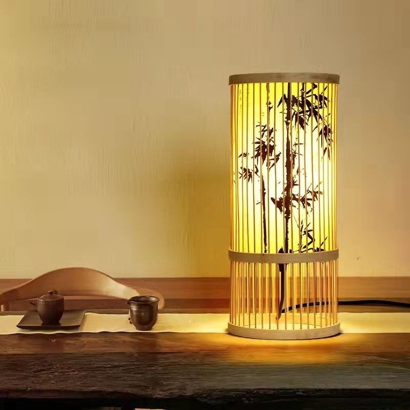 Lampe de chevet Zen Bambou japonaise