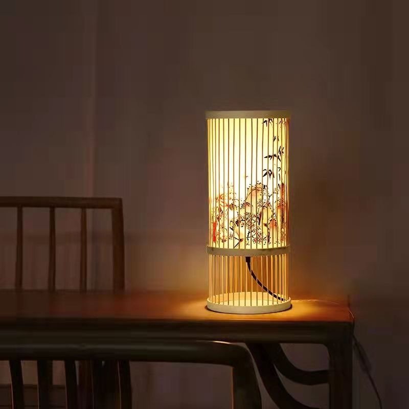 Lampe de chevet Zen Bambou japonaise