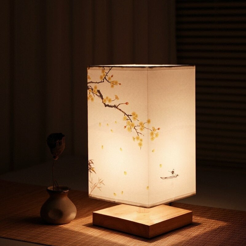 Lampe de chevet Japonano-Scandinave