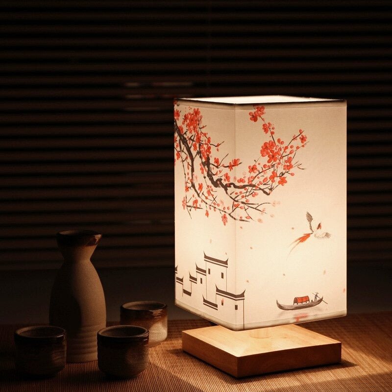 Lampe de chevet Japonano-Scandinave