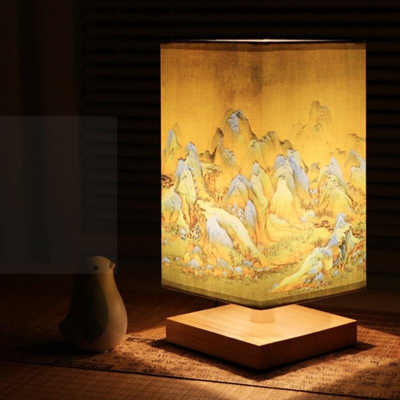 Lampe de chevet Japonano-Scandinave