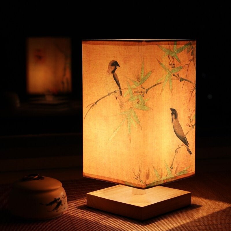 Lampe de chevet Japonano-Scandinave