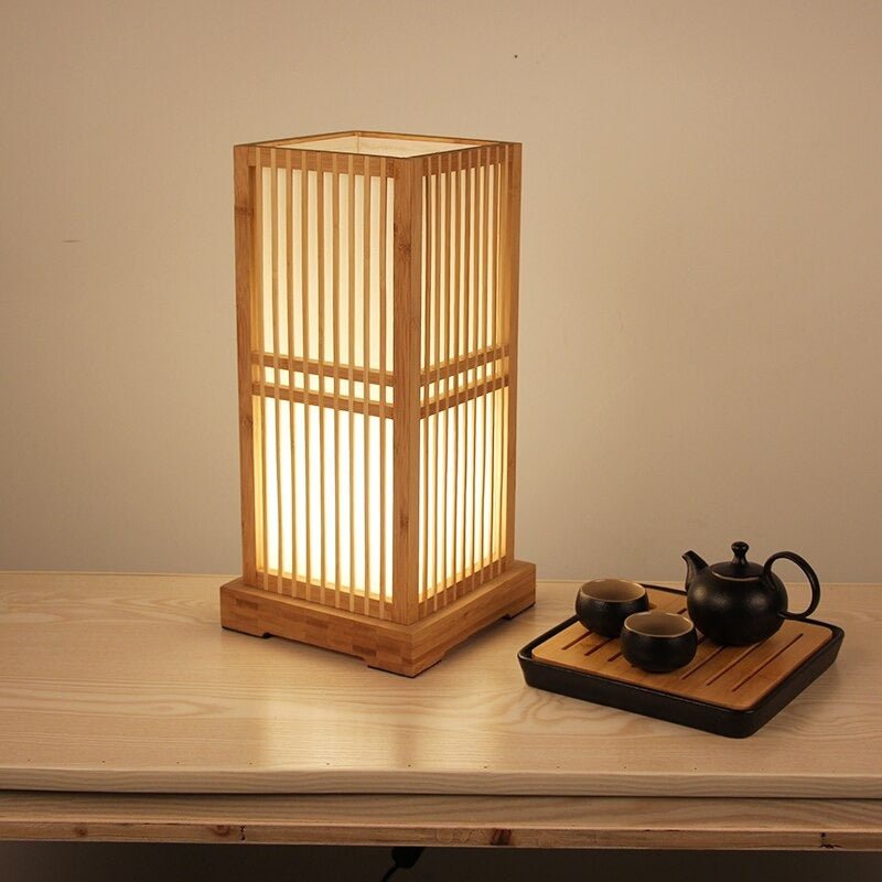 Lampe de chevet Tatami Style Japonais