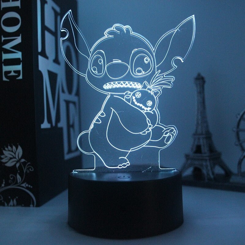 Lampe de chevet LED Stitch - Édition spéciale.