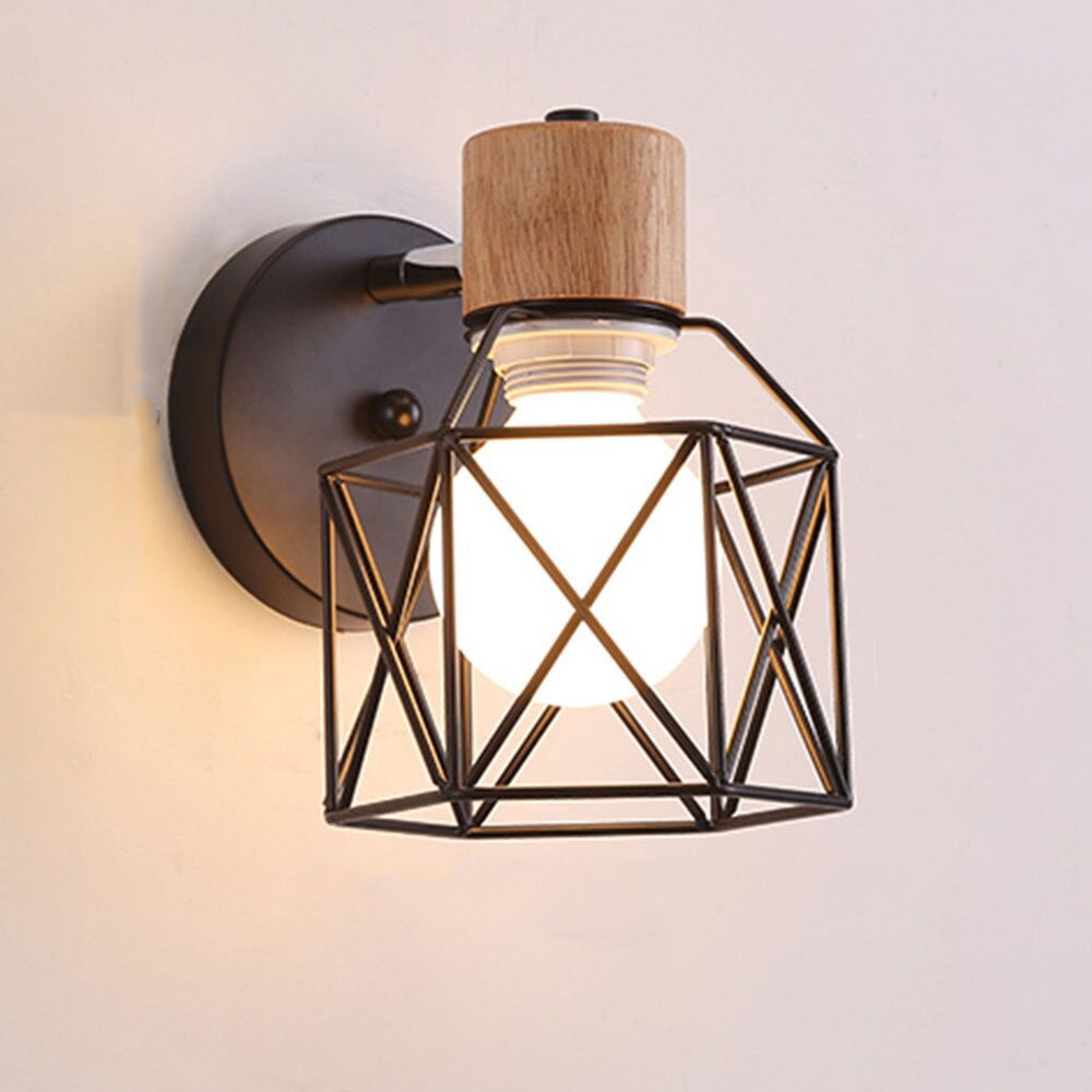 Lampe de chevet Murale Industrielle cage - Style Urbain