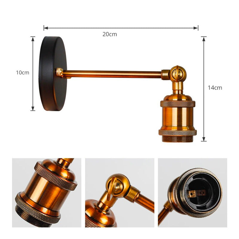 Lampe de chevet Murale Industrielle Edison - Style Urbain