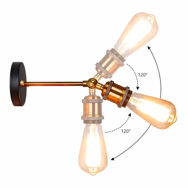 Lampe de chevet Murale Industrielle Edison - Style Urbain