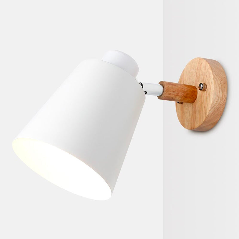 Lampe de chevet Murale Moderne en Bois Naturel