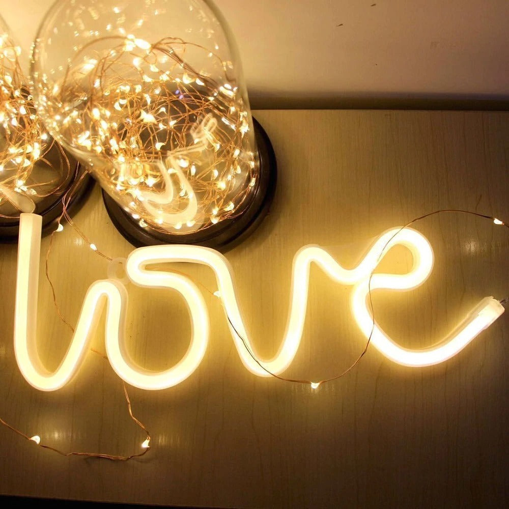 Lampe de chevet LOVE Neon