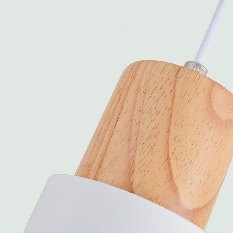 Lampe de chevet en Bois Suspendue