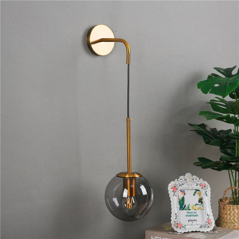 Lampe de chevet Suspendue Murale en Verre - Édition Luxe