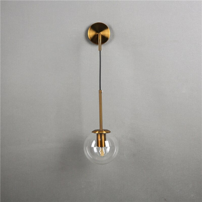 Lampe de chevet Suspendue Murale en Verre - Édition Luxe