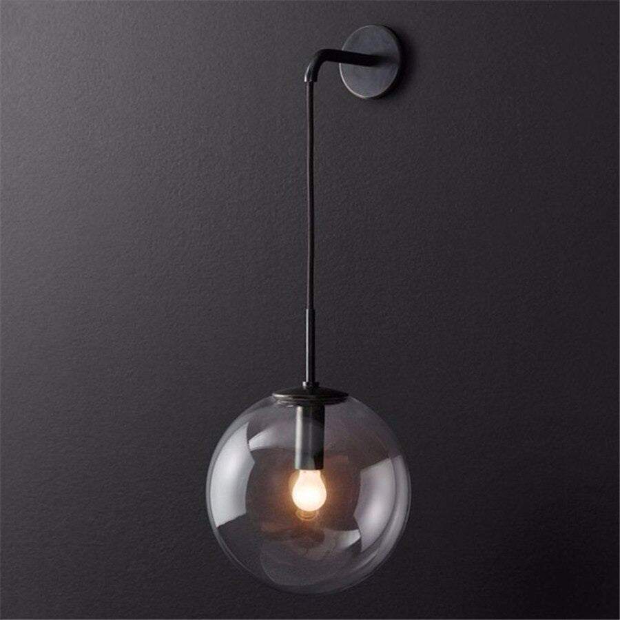 Lampe de chevet Suspendue Murale en Verre - Édition Luxe