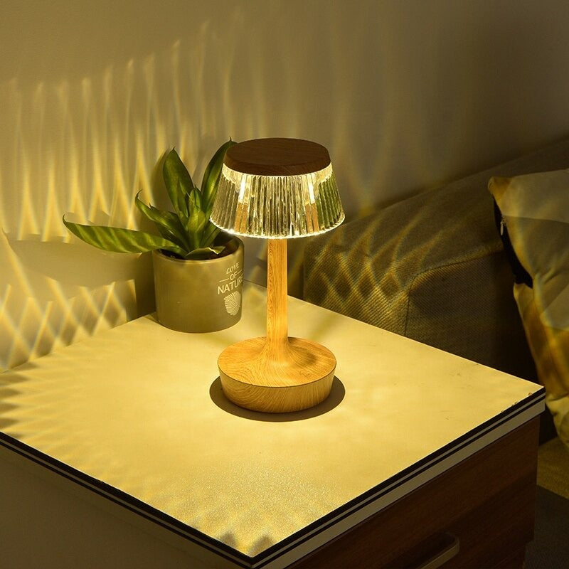 Lampe de chevet Tactile Vintage LED - Édition Rétro Glam