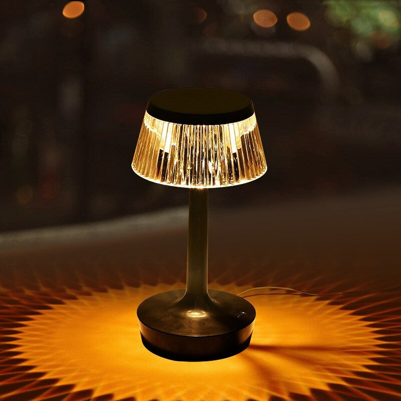 Lampe de chevet Tactile Vintage LED - Édition Rétro Glam