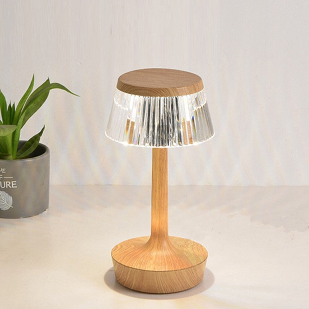 Lampe de chevet Tactile Vintage LED - Édition Rétro Glam