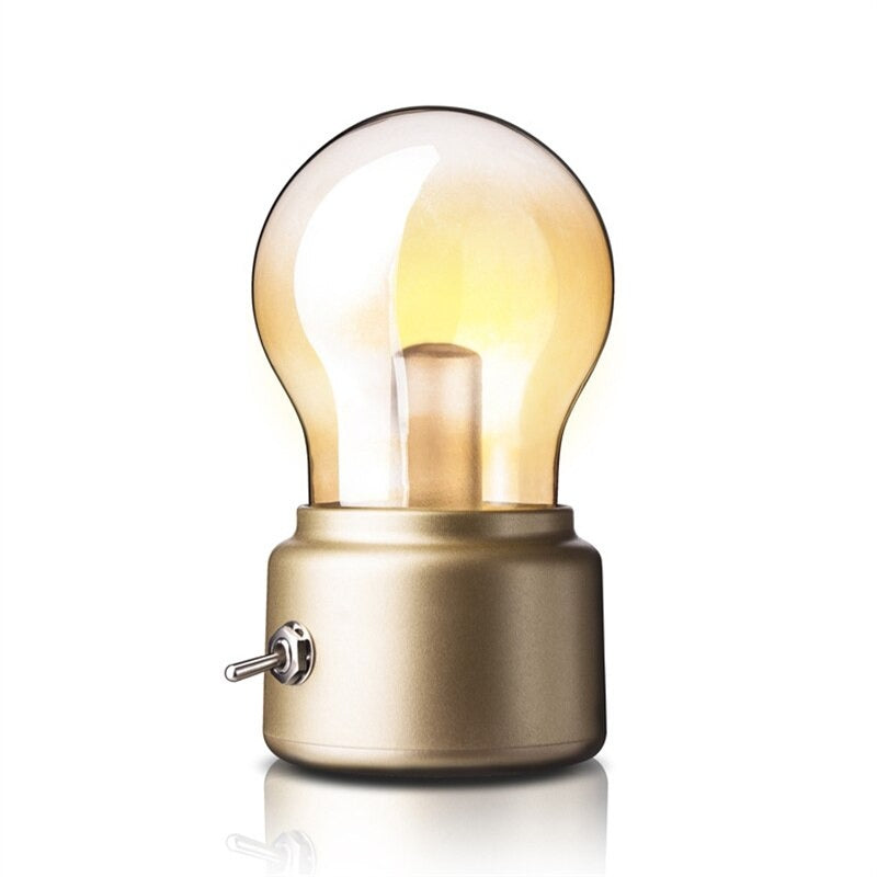 Lampe de chevet Vintage Sans Fil - Style Rétro