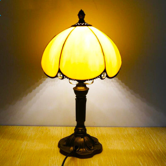 Lampe de chevet Vintage Jaune Tiffany