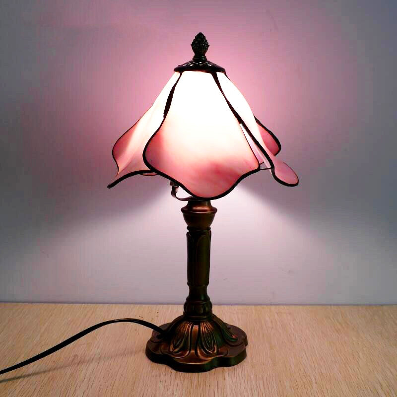 Lampe de chevet Tiffany Rose Vintage